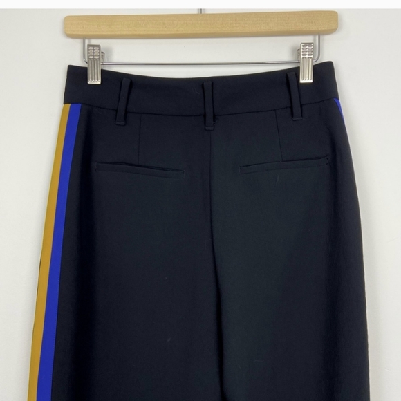 Wilfred Free Dress Pant with yellow and blue stripe cropped - Picture 6 of 8